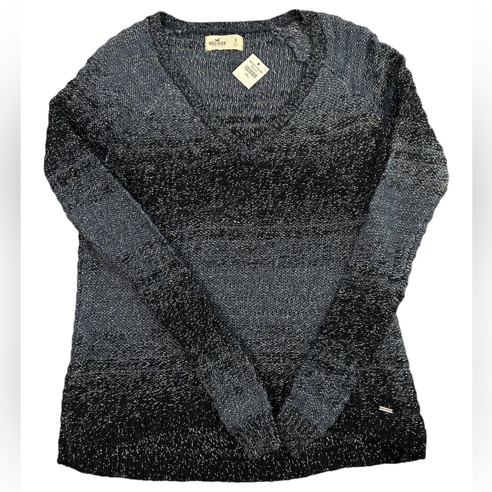 NWT Hollister lightweight ombré sweater; size small
